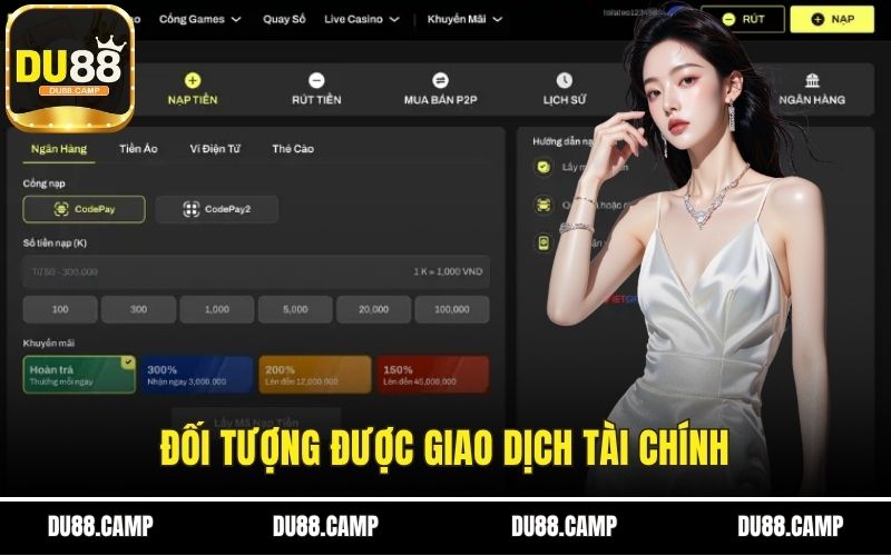 Đối tượng được giao dịch tài chính