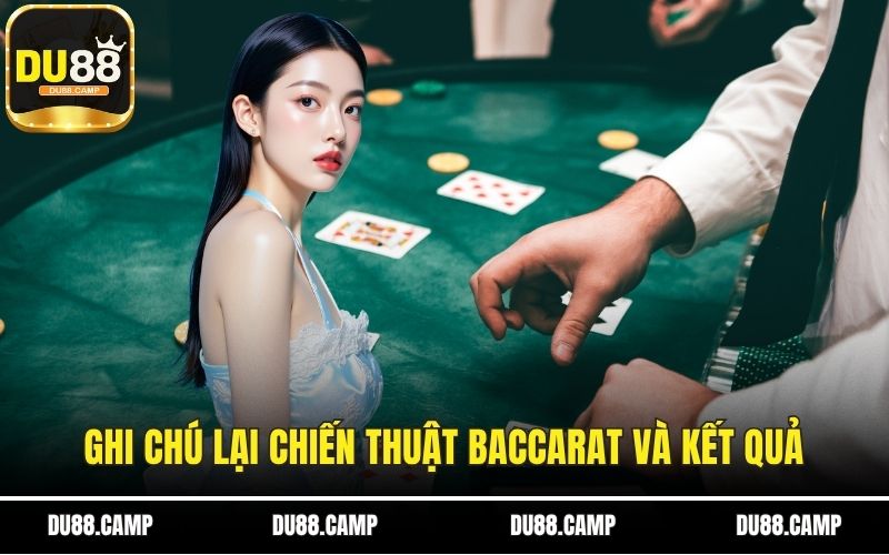 Ghi chú lại chiến thuật baccarat và kết quả từng phiên cược